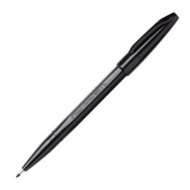Pentel Sign Pen S 520 Felt Pens Pack of 6, Black