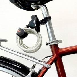 TRELOCK SK110 BK Coil Cable Lock 0.3 x 70.9 inches (8 x 180 cm)