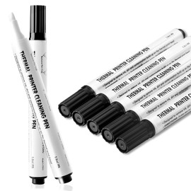 Thermal Printer Cleaning Pen - Thermal Pen Cleaner Printhead Cleaning Pen Cleaning Kit, Thermal Printer Cleaning Pen for Thermal Printer Card Printer (5PCS)