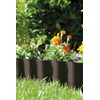 GARDENA 530-20 Flowerbed Edging Fence, Brown, 3.5 inches (9 cm)