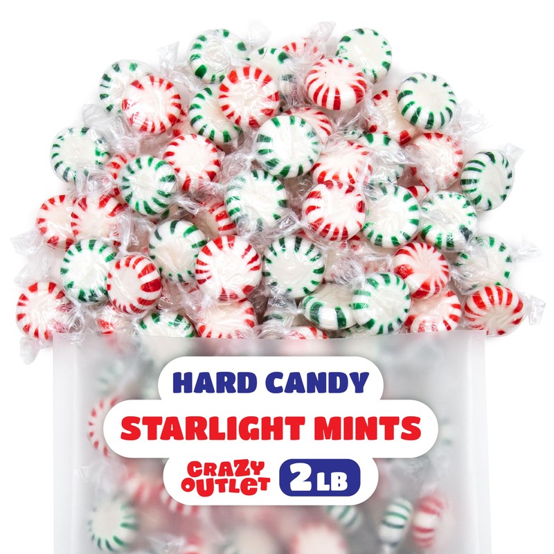 Starlight Mints - 2 Pound Bulk Pack - Old Fashioned