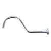 17in Shower Pipe Extension Brushed Stainless Steel S Shaped NPT