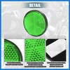 VekAuto 8 Pcs Round Stick-on Safety Spoke Reflective Self Adhesive