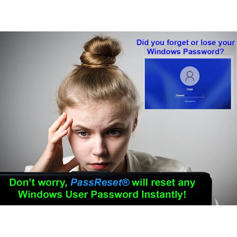 Password Reset Recovery USB for Windows 11 ,10 ,8.1 ,7