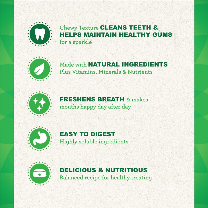 GREENIES Original Petite Natural Dog Dental Treats, 3 oz. Pack