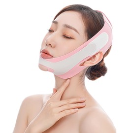 1 Stück Rosa Mandibularkorrekturgürtel, Unterkiefertraktionsvorrichtung, Hilfskorrekturvorrichtung, Körperkorrekturversorgungen.