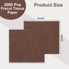 Rebower 2000 Pcs 2 Inch Tissue Paper Squares, Brown Tissue