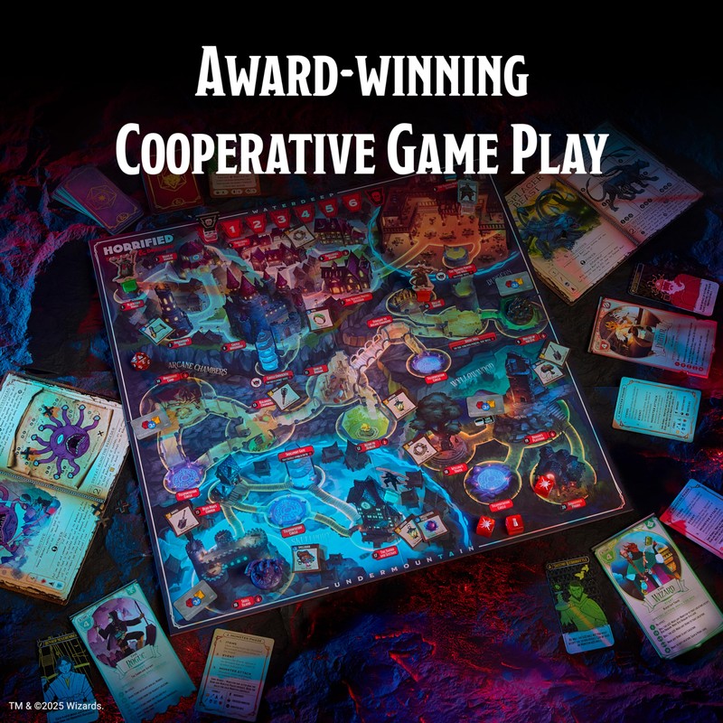 Ravensburger Horrified Games – Dungeons & Dragons – Strategy Board