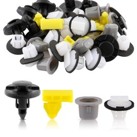 GoaMotors 38PCS Wheel Fender Flare Retainer Fastener Clips Fit for Nissan Armade Juke Murano Rogue, for Infiniti QX56 QX80 Nylon Push-Type Retainer Clips