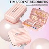 Pill Box for On the Go (Large Pink) Tablet Box