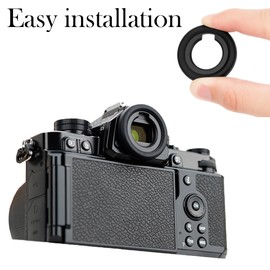 Little Syohe Eyepiece Eyecup Camera Viewfinder Eye Cup for Nikon Zf Z8 Z9 Cameras, 2pcs Eyepiece Cover & Hot Shoe Cover Not Affect The Replaces DK-33 Eyecup Use of LCD Screen