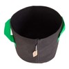 HORTOSOL Plant Bag Black Green (10 Litres - Diameter 22