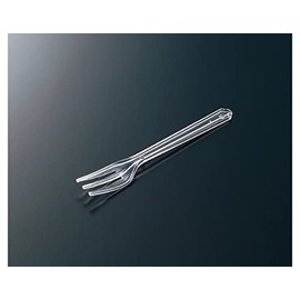 Chuo Chemical Disposable Dessert Fork 100 Single Bag Pack of 100 Size: Total Length: Approx. 3.9 inches (10 cm)