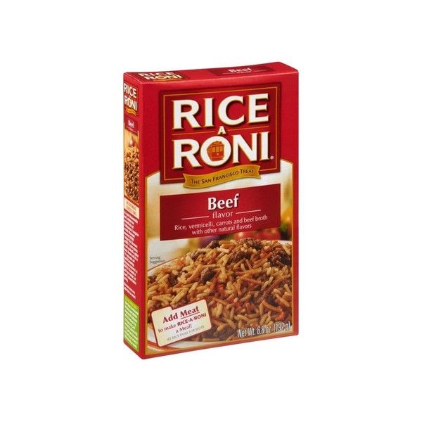 Rice A Roni Beef Flavor 6.8 oz (Pack of 12)