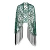 Metme Women's 1920s Scarf Wraps Sequin Deco Fringed Wedding Cape