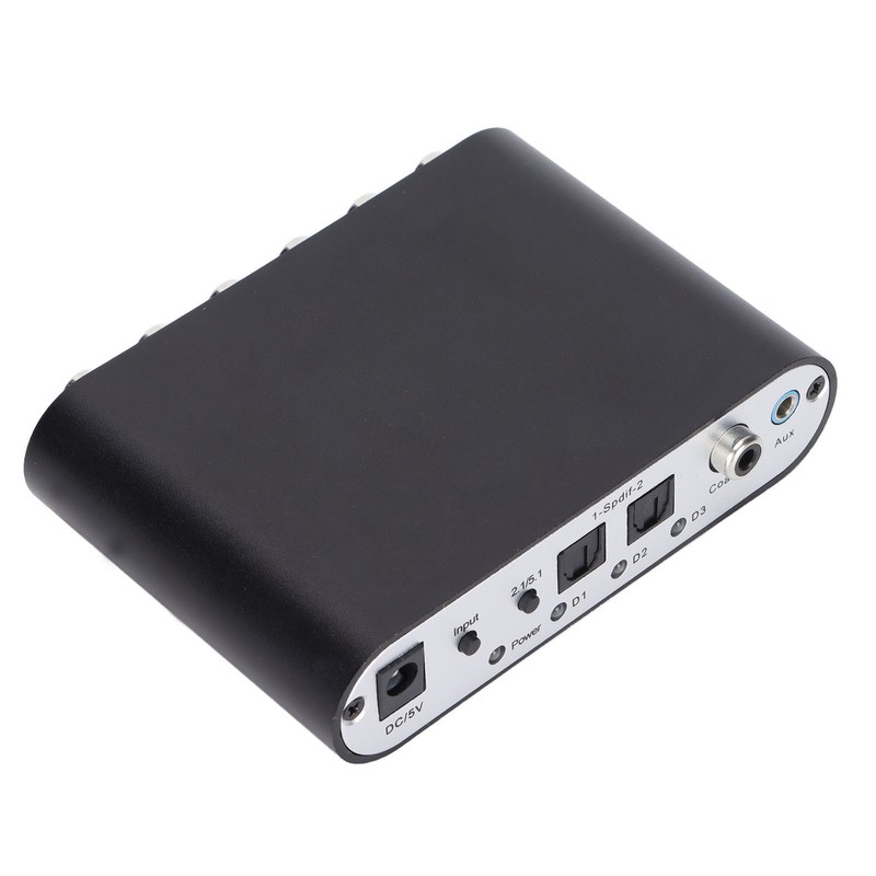 51R Digital Audio Decoder 5.1 Channel to 3.5mm Stereo AUX