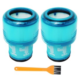 Replacement Filters Compatible with Dyson V15 Detect, V15 Detect+, V11 Torque Drive, V11 Animal, SV14 Cordless Stick Vacuum Cleaner, Replacement Compare To Part # 970013-02 970013-03, 2 Pack