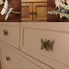 6Pcs Vintage Butterfly Shape Drawer Knob Chest Furniture Cabinet Pull
