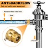 Vacuum Breaker Hose Bib Backflow Preventer, 3/4 Inch, Anti-Siphon Vacuum