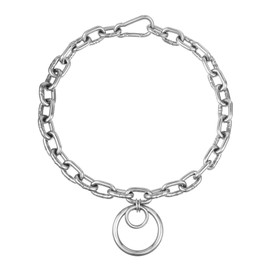 RAMUS KATEN Statement Thick O Ring Chain Choker Stainless Steel Heavy Chunky Chain collar Silver Punk Goth Grunge Alternative Industrial For Women Jewelry