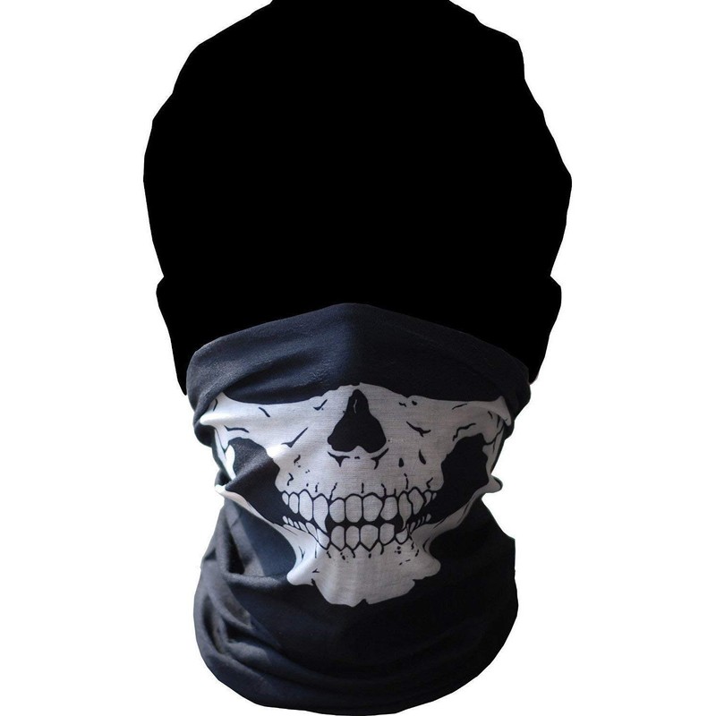 WOVTE Face Mask, Bandana, Festival Cover, Survival Game Mask, Windproof,
