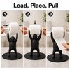Funny Toilet Roll Holder for Bathroom - 3D Printed Fitness-Themed