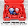Auto Dynasty 3 Way AC Gauge Set Diagnostic Manifold Gauge