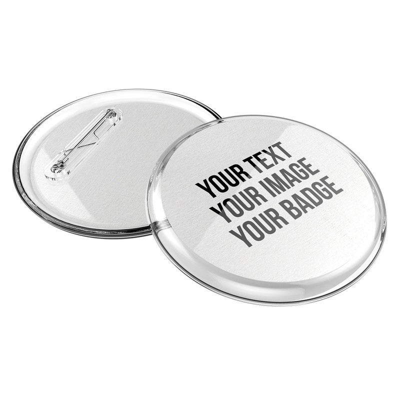 Buttons 56 mm DIY without Button Machine (Pack of 25)