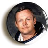 Ozorath NEIL ARMSTRONG BADGE BUTTON PIN (Size is 1inch/25mm diameter)