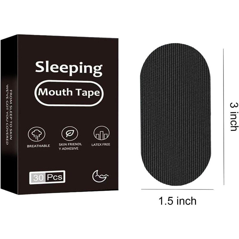 Cinta Antirronquidos Bucal para Dormir – Pack 30 Tiras Suaves
