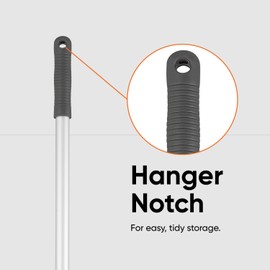 Superio Floor Squeegee for Concrete Floor, Tile Floor, Windows, Windsheilds, Showers, Pool, Garage, Heavy Duty Silicone Squeegee Broom for Floor Rubber Scraper with Aluminum 55" Long Handle