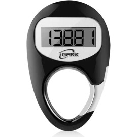 iGANK 남성 여성 를 위한 iGANK 심플 워킹 만보계 3D 스텝 카운터 [Blue] iGANK Simple Walking Pedometer 3D Step Counter for Men and Women [Blue]