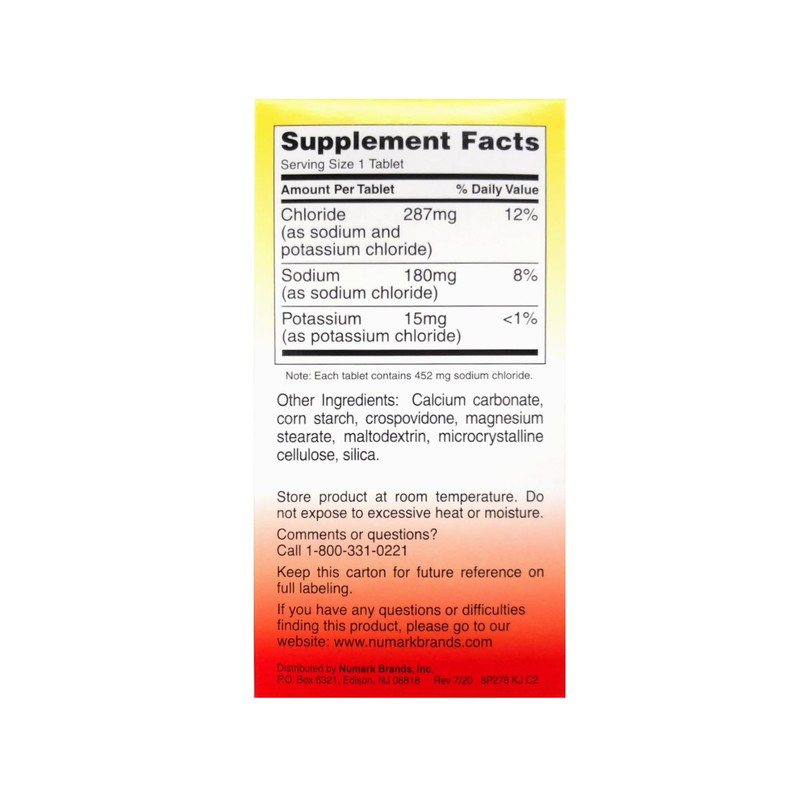 THERMOTABS Salt Supplement Buffered Tablets 100 Tablets (Pack of 10)
