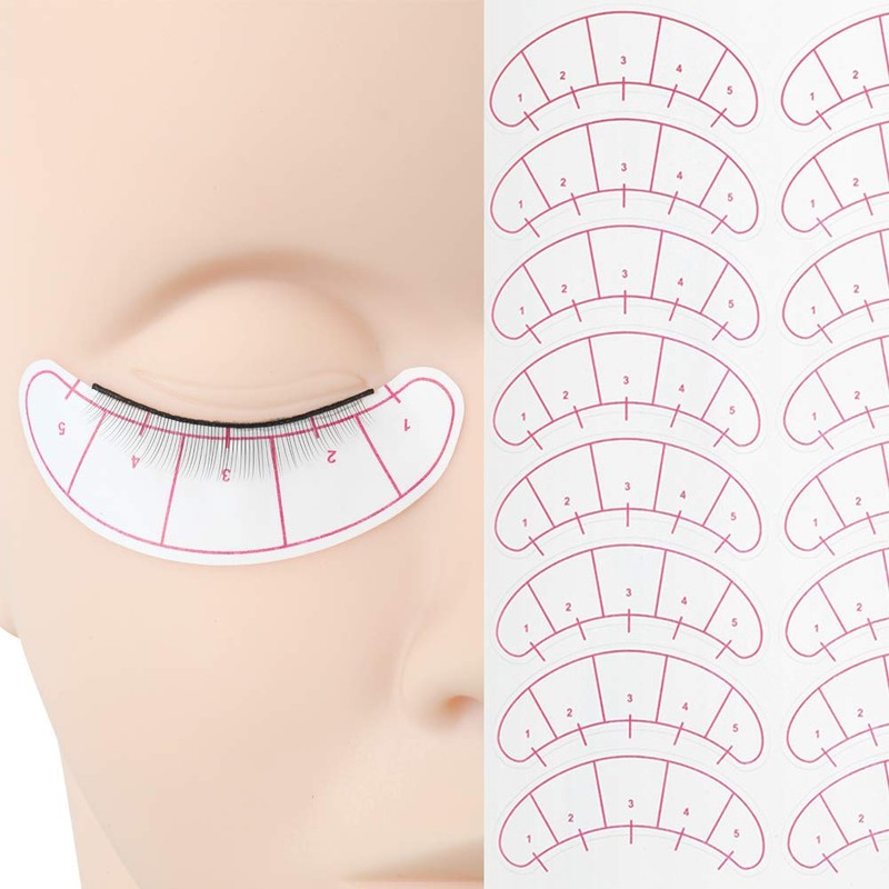 25 Pairs Practice Lashes for Training Eyelash Extension Supplies Training