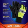 VISWERX Hi-Vis Winter Work Glove – Cold Weather Insulated &
