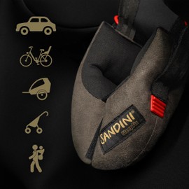 SANDINI SleepFix® Kids Outlast® - Kids Sleep Pillow / Neck Pillow with Support and Temperature Balancing - Child Seat Accessories for Car/Bike/Travel - Prevents Head from Tilting