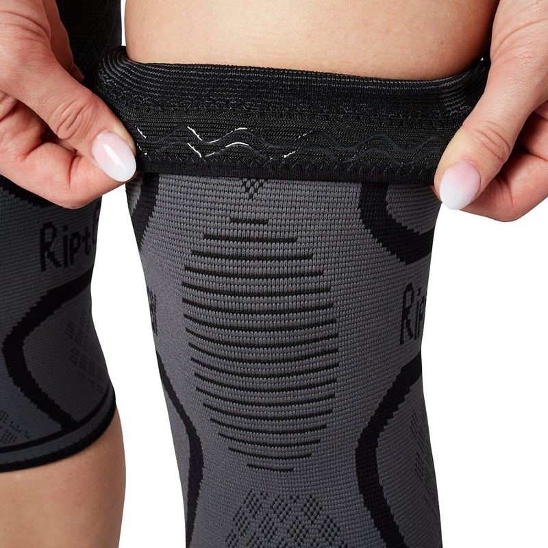 RiptGear Knee Compression Sleeve - 2 Pack - Braces for