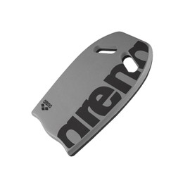 Arena Unisex Adult Swim Kickboard for Men and Women Swimming Training Aid Foam Boogie Board Pool Floats Exercise Equipment, Silver