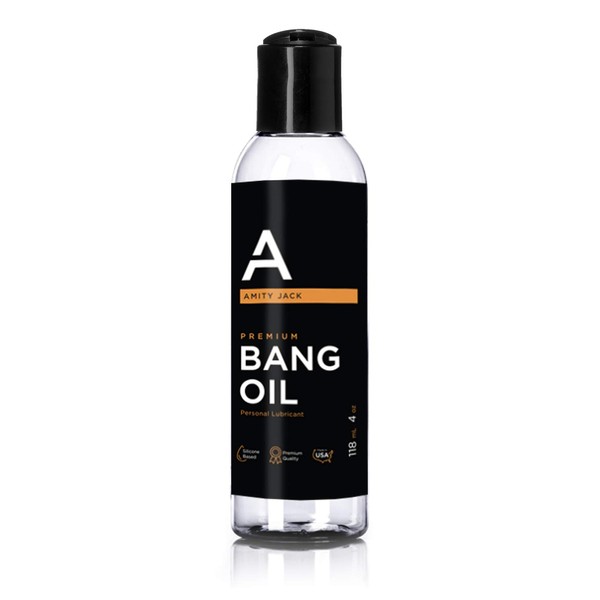 Personal Lubricant | Amity Jack’s Premium Bang Oil | 6 oz. (177 ml) | Silky Smooth, Long-Lasting Lube, Silicone-Based