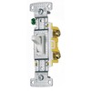 Bryant Electric RS115W Grounding Residential Toggle Switch, Single Pole, 15