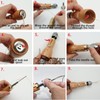 GTAAOY Professional Sewing Awl Kit, Portable Leather Sewing Awl Thread