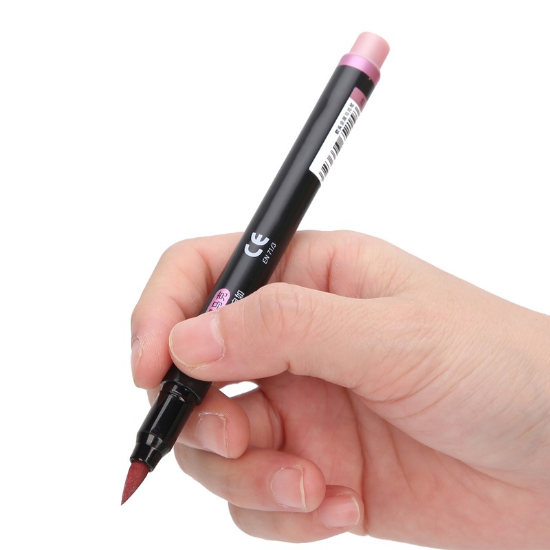 12pcs Soft Head Marker Pen DIY Dry Fast Acrylic Paint