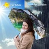 ZUOYOUZ Folding Umbrellas, Compact Portable Auto Folding Umbrella with Cute