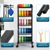 IRONWALLS 3D Printer Filament Rack with Wheel, 5 Tier, 51"