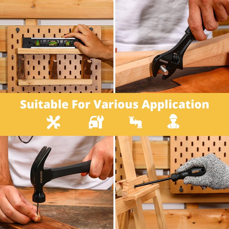 Tool Kit Set Box for Home: Household with Drill Wrench