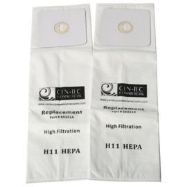 Cen-Tec Systems 55321A HEPA Central 2-Pack Vacuum Bags for Nutone, CV and Micro