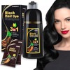 MEIDU 3 in 1 Black Hair Dye Shampoo - Herbal
