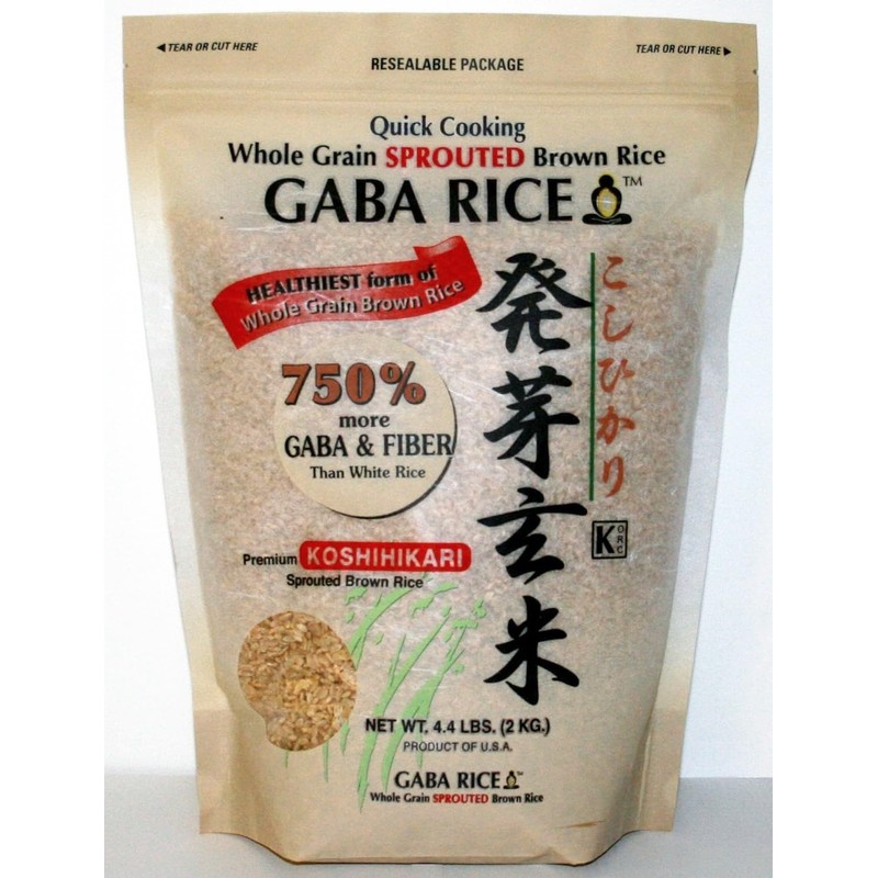 GABA Sprouted Brown Rice 2.2 lbs 3 Packs in Sprout