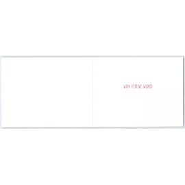 Mark And Spencer FUN POLAR BEAR Mark And Spencer Christmas Greeting Card w/ Envelope New MG24