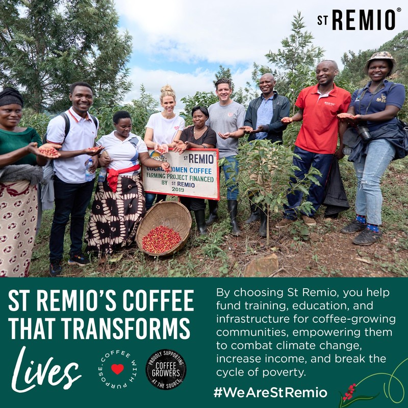 ST REMIO Coffee Pods Single Serve Cups, Dark Roast, Compatible
